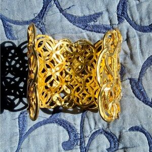 Stunning Golden Cuff Bracelet